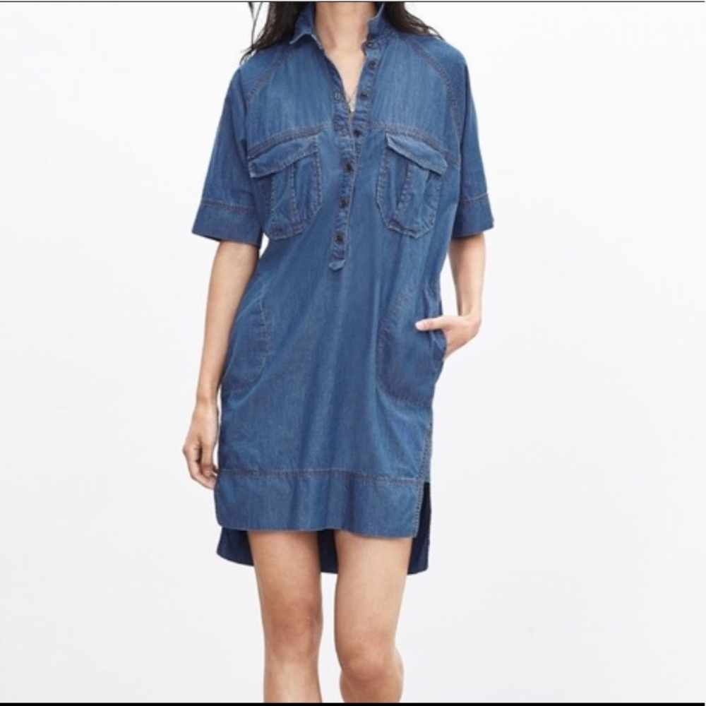 Banana republic shirt/shift dress